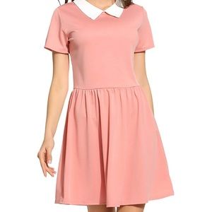 Pink Collar Dress